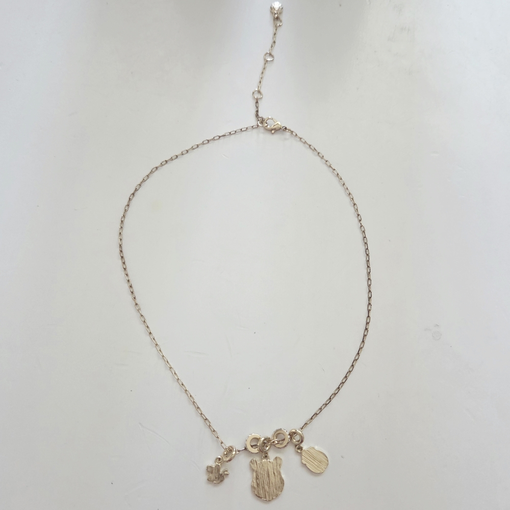 BaubleBar Winnie the Pooh Charm Necklace with Honey Pot - Picture 2 of 3